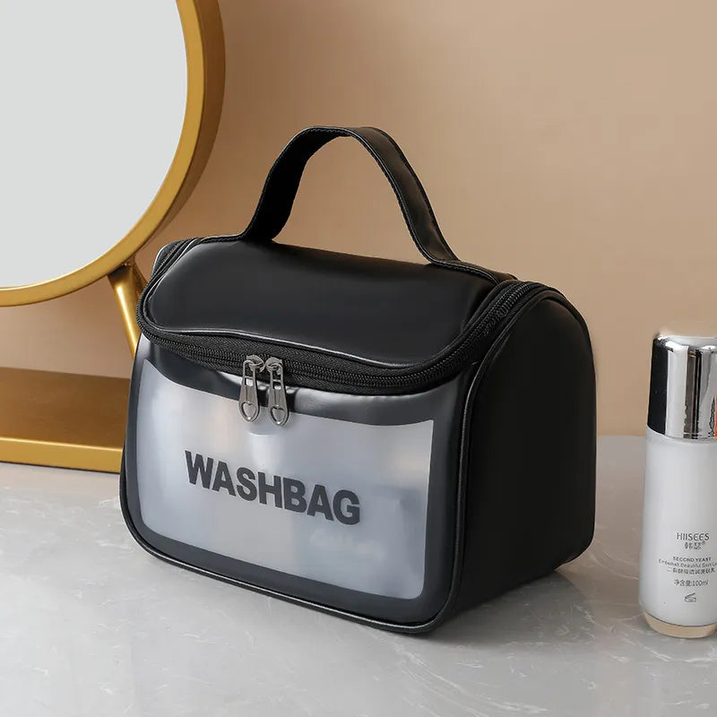 Bolsa Necessarie Transparente Impermeável-  WashBag