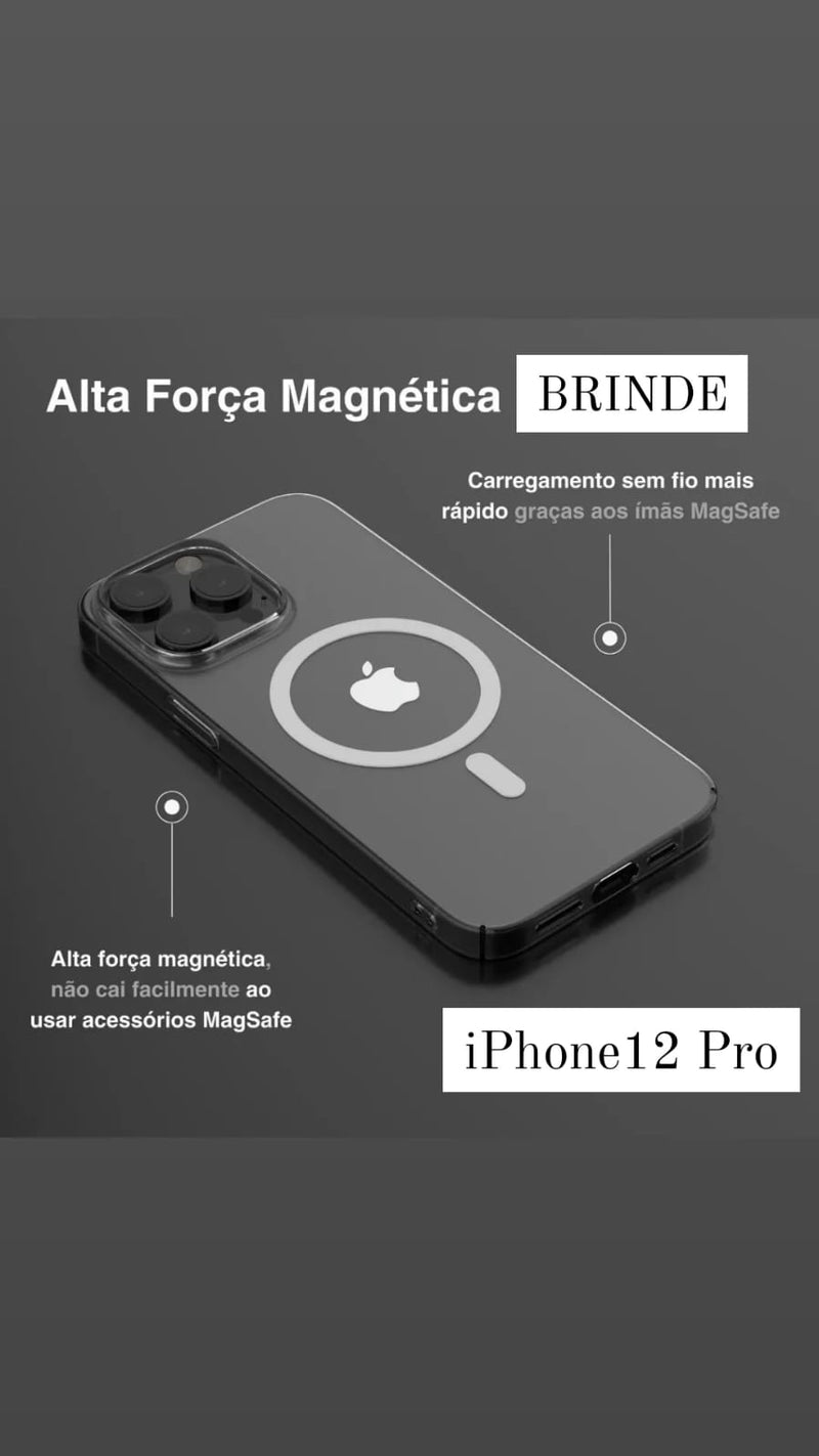 Carregador Portátil Magsafe + Capinha de BRINDE- ÚLTIMAS UNIDADES