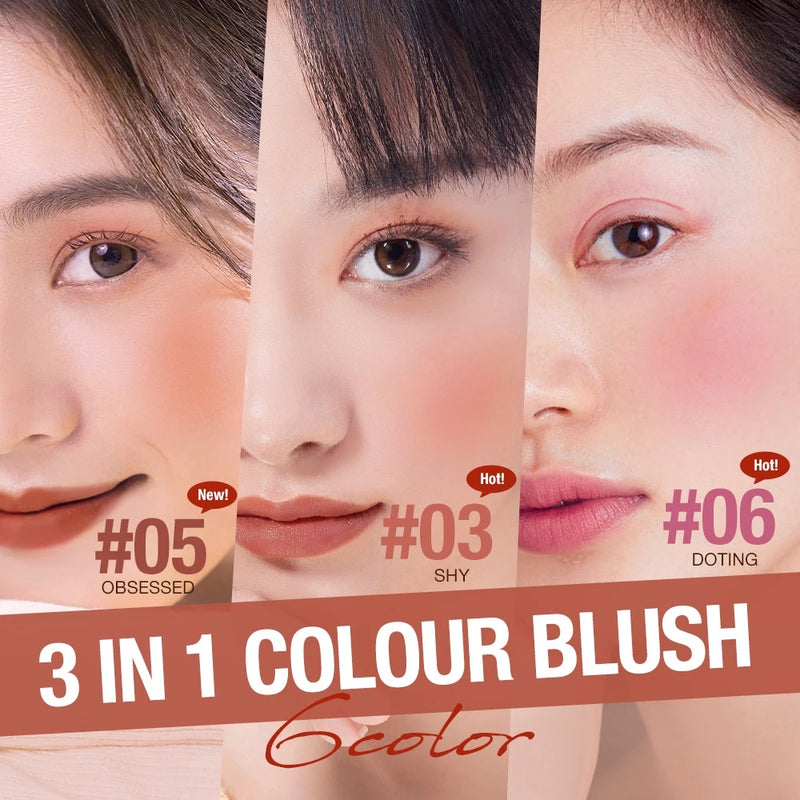 Batom, Blush e Sombra Lightweight Cream